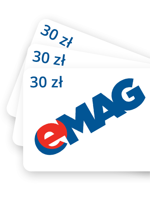 Karta Podarunkowa eMAG o wartości 30 zł