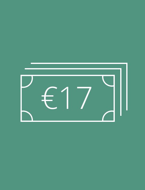 Κατάθεση €17 στο λογαριασμό μου